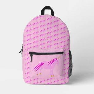 Hübsch Pink Baby Girl Unicorn Bedruckter Rucksack