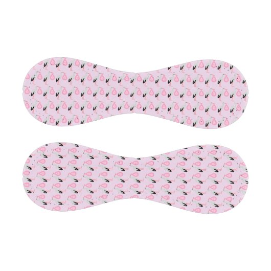 Hübsch Pink Baby Storch Baseball (Paneele)