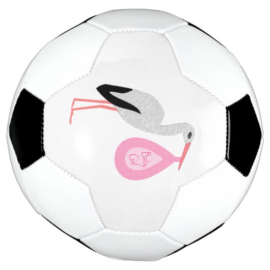 Hübsch Pink Baby Storch Fußball (Gedreht)