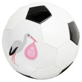 Hübsch Pink Baby Storch Fußball (Dreiviertel)