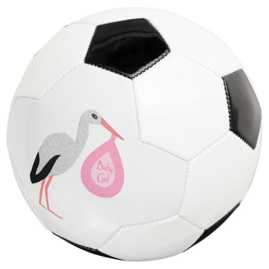 Hübsch Pink Baby Storch Fußball (Dreiviertel)