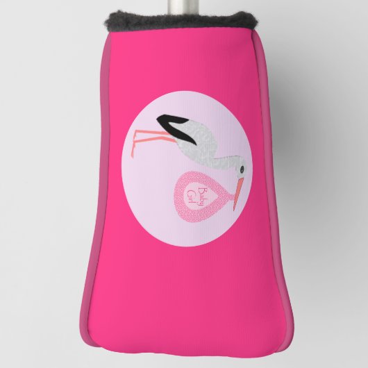 Hübsch Pink Baby Storch Golf Headcover (Rotieren 90)
