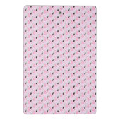 Hübsch Pink Baby Storch Mini Klemmbrett (Rückseite)