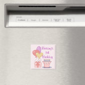 Hübsch Pink Birthday Magnet (In Situ (Geschirrspüler))