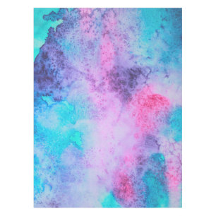 Hübsch Pink Blau Lila Salatfarben Kunst, Dichtung Tischdecke