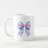 Hübsch Pink & Blue Chinoiserie Bow Friend Kaffeetasse (Links)