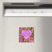HÜBSCH PINK BLUME GALATIANS 5 MAGNET (In Situ (Geschirrspüler))