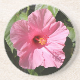 Hübsch Pink Blume Stone Untersetzer