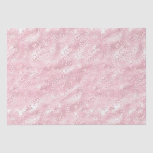 Hübsch Pink Blush Elegantes Glam Brautparty Seidenpapier (Vorderseite)