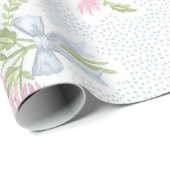 Hübsch Pink Bouquet Geschenkpapier (Rolleneckpunkt)