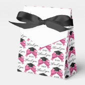 Hübsch Pink Bow Jahr Abschluss Vielen Dank Geschenkschachtel (Vorderseite)