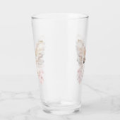 Hübsch Pink Butterfly Flügel Glas (Rechts)