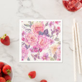 Hübsch Pink Butterfly Serviette (Beispiel)