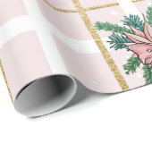 Hübsch Pink Christmas Bells Geschenkpapier (Rolleneckpunkt)