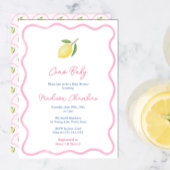 Hübsch Pink Ciao Baby Lemon Girl Babydusche Einladung