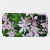 Hübsch Pink Clematis Floral Case-Mate iPhone Hülle (Rückseite (Horizontal))