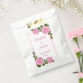Hübsch Pink Corner Bouquets Hochzeit Geschenktütchen (Versiegelt)