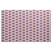HÜBSCH PINK DANCING QUEEN FABRIC STOFF (Yard (91,4 cm))