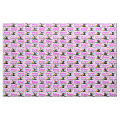 HÜBSCH PINK DANCING QUEEN PERSONALISIERT FABRIC STOFF (Yard (91,4 cm))