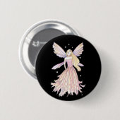 Hübsch Pink Fairy Button von Molly Harrison (Vorne & Hinten)