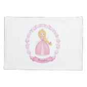 Hübsch Pink Fairytale Princess Pillowcase Kissenbezug (Rückseite)