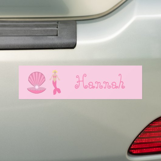Hübsch Pink Fantasy Mermaid Autoaufkleber (Auf Auto)