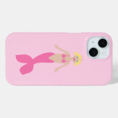 Hübsch Pink Fantasy Mermaid Case-Mate iPhone Hülle (Rückseite (Horizontal))