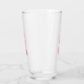 Hübsch Pink Fantasy Mermaid Custom Glas (Links)