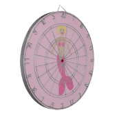 Hübsch Pink Fantasy Mermaid Dartscheibe (Vorderseite Links)