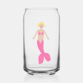 Hübsch Pink Fantasy Mermaid Dosenglas (Vorderseite)