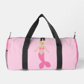 Hübsch Pink Fantasy Mermaid Duffle Bag (Rückseite)
