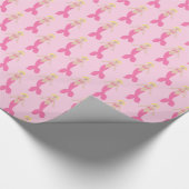 Hübsch Pink Fantasy Mermaid Gemustert Geschenkpapier (Ecke)