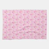 Hübsch Pink Fantasy Mermaid Gemustert Geschirrtuch (Horizontal)