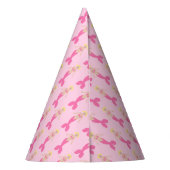 Hübsch Pink Fantasy Mermaid Gemustert Partyhütchen (Rückseite)