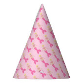 Hübsch Pink Fantasy Mermaid Gemustert Partyhütchen (Links)