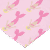 Hübsch Pink Fantasy Mermaid Gemustert Tischdecke (Schrägansicht)
