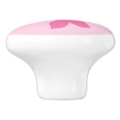 Hübsch Pink Fantasy Mermaid Keramikknauf (Seitenansicht)