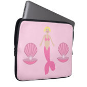 Hübsch Pink Fantasy Mermaid Laptopschutzhülle (Vorne Rechts)