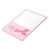 Hübsch Pink Fantasy Mermaid Notizblock (angewinkelt)