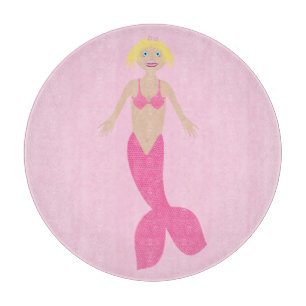 Hübsch Pink Fantasy Mermaid Schneidebrett