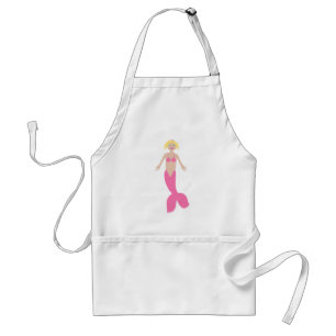 Hübsch Pink Fantasy Mermaid Schürze