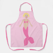 Hübsch Pink Fantasy Mermaid Schürze (Vorderseite)
