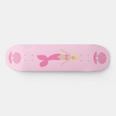 Hübsch Pink Fantasy Mermaid Skateboard (Horizontal)