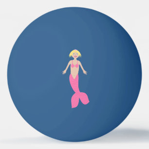 Hübsch Pink Fantasy Mermaid Tischtennisball
