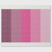 HÜBSCH PINK FARBPALETTE BOTANISCHER LEAF-PATTER GESCHENKPAPIER (Flach)