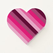 HÜBSCH PINK FARBPALETTE PALETTE PALETTE PALE STRIP NOTIZBLOCK (Rückseite)