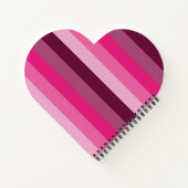 HÜBSCH PINK FARBPALETTE PALETTE PALETTE PALE STRIP NOTIZBLOCK (Rückseite)