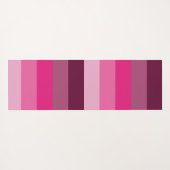 HÜBSCH PINK FARBPALETTE PALETTE PALETTE PALE STRIP YOGAMATTE (Rückseite (Horizontal))