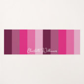HÜBSCH PINK FARBPALETTE PALETTE PALETTE PALE STRIP YOGAMATTE (Vorderseite (Horizontal))