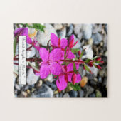 Hübsch Pink-Feuerweed-Wildblumen Bloom in Kanada Puzzle (Horizontal)